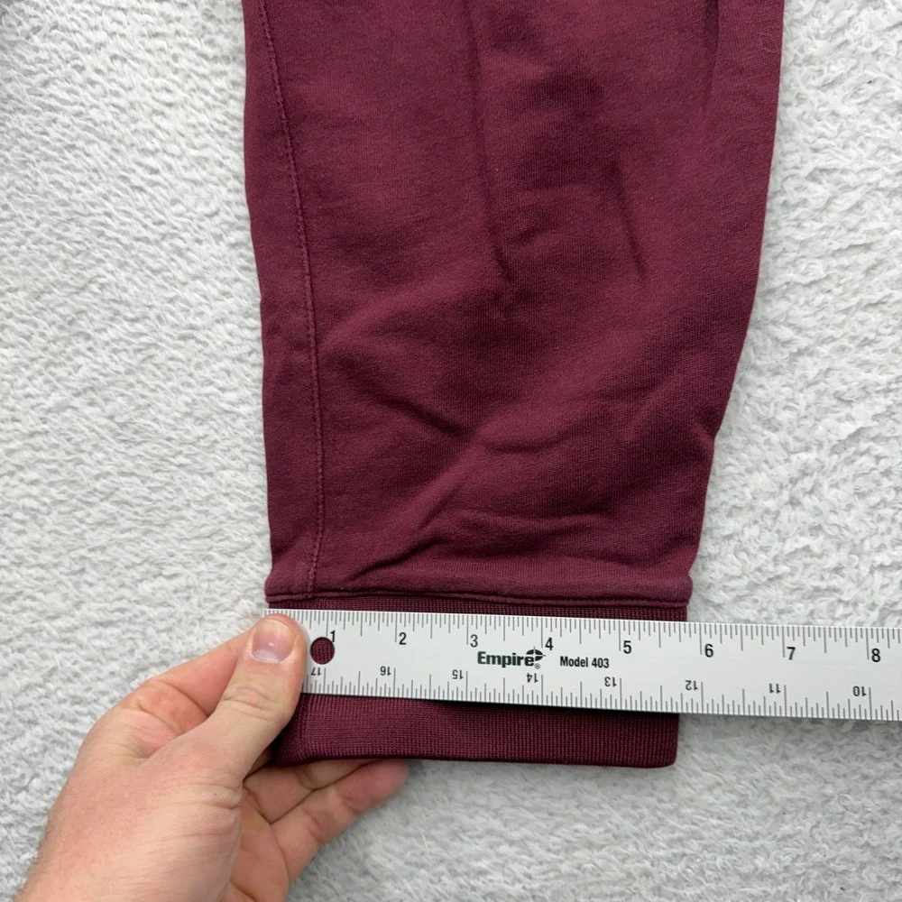 Armani Exchange Mens Burgundy Logo Joggers Sweatpants XM001266 Size L‎